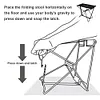 Camping Stool Hold Up To 100KG Folding Stool for Travel Hiking BBQ Fishing