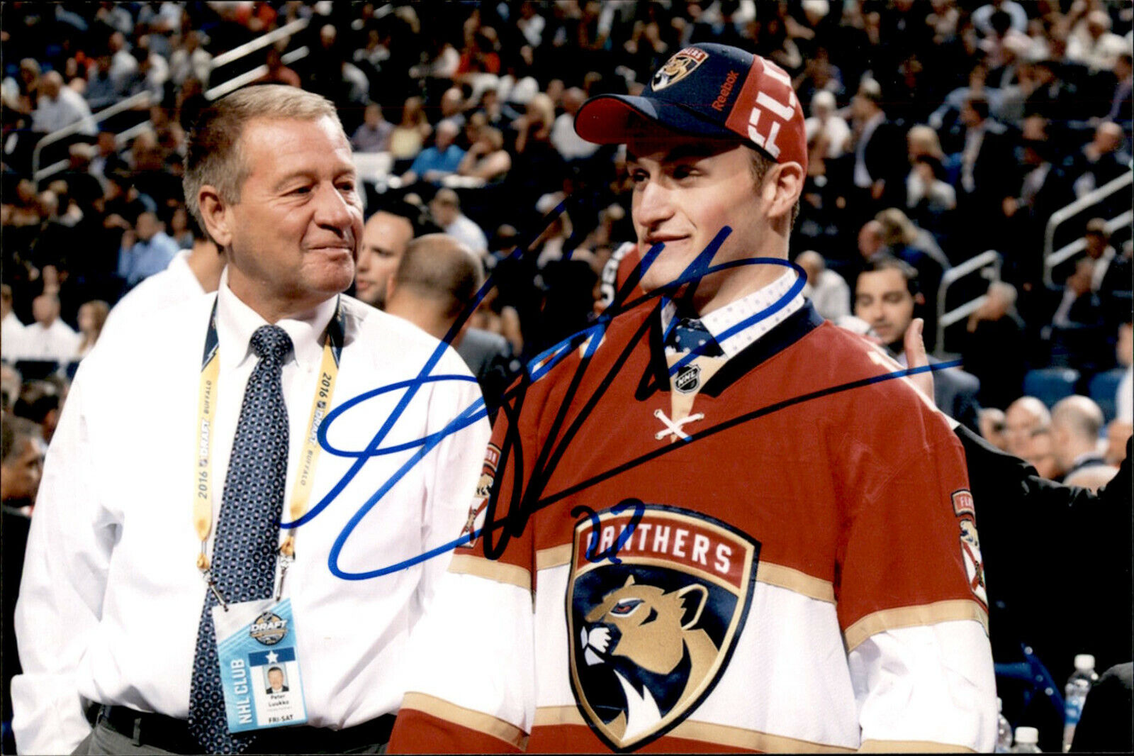 Adam Mascherin SIGNED autographed 4x6 Photo Poster painting FLORIDA PANTHERS / DALLAS STARS