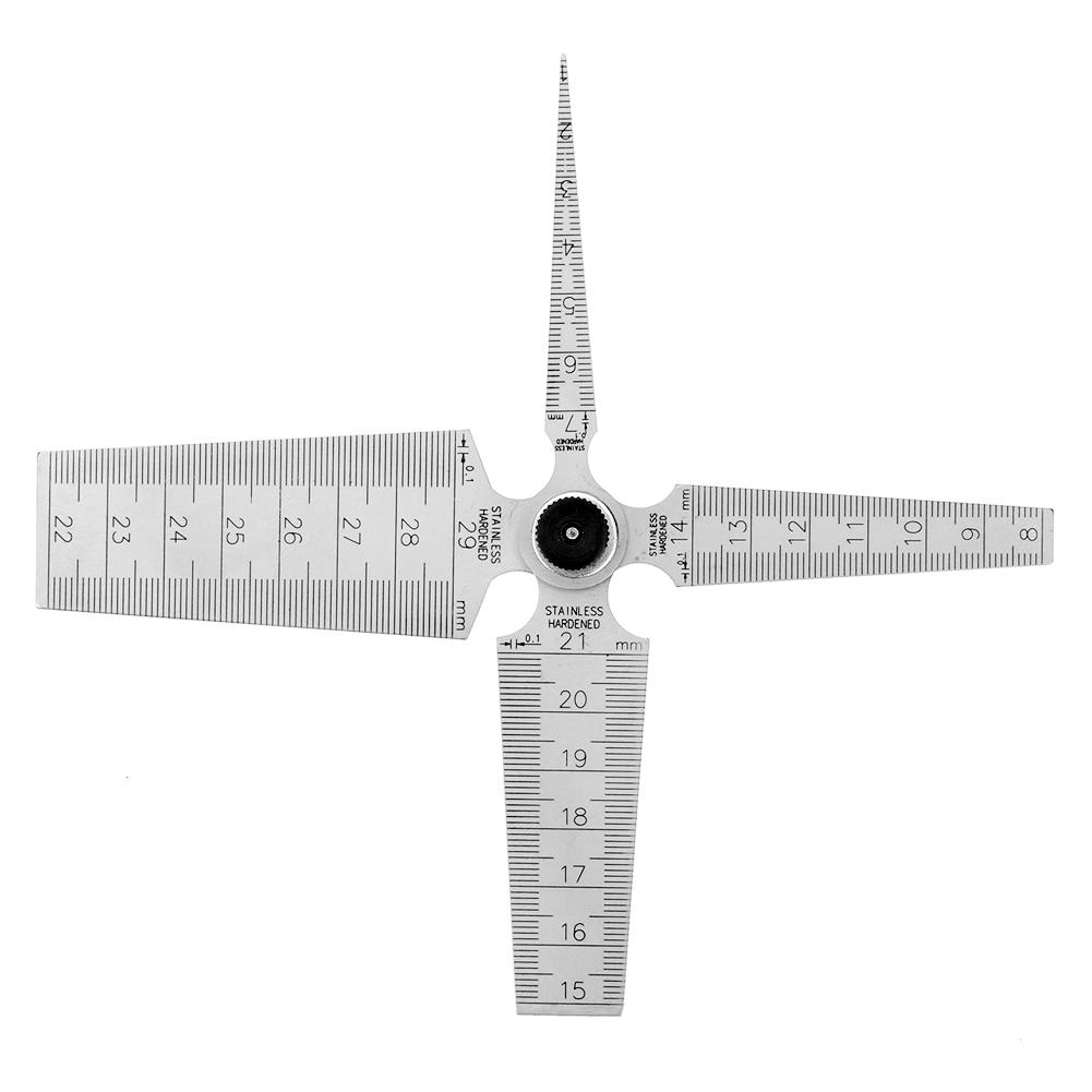 

0-29mm Steel Metric Taper Gauge Aperture Scale Wedge Feeler, 501 Original