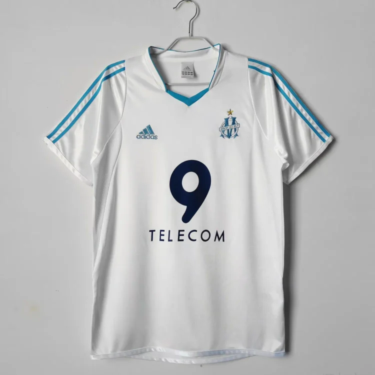 2002/03 Marseille home white retro jersey