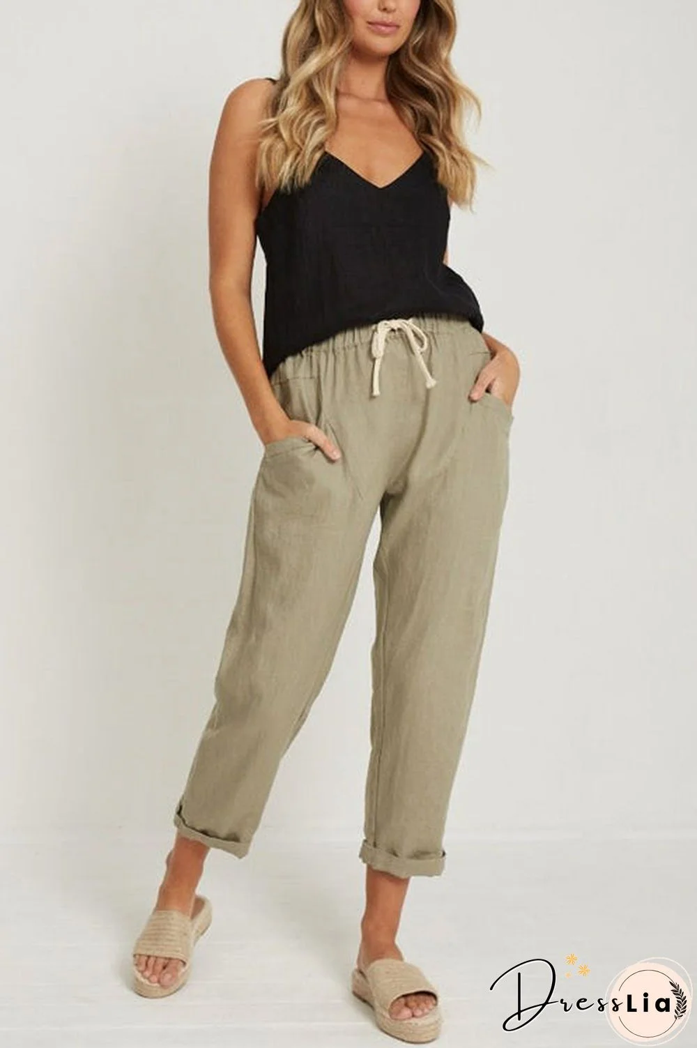 Relaxed Drawstring Pants