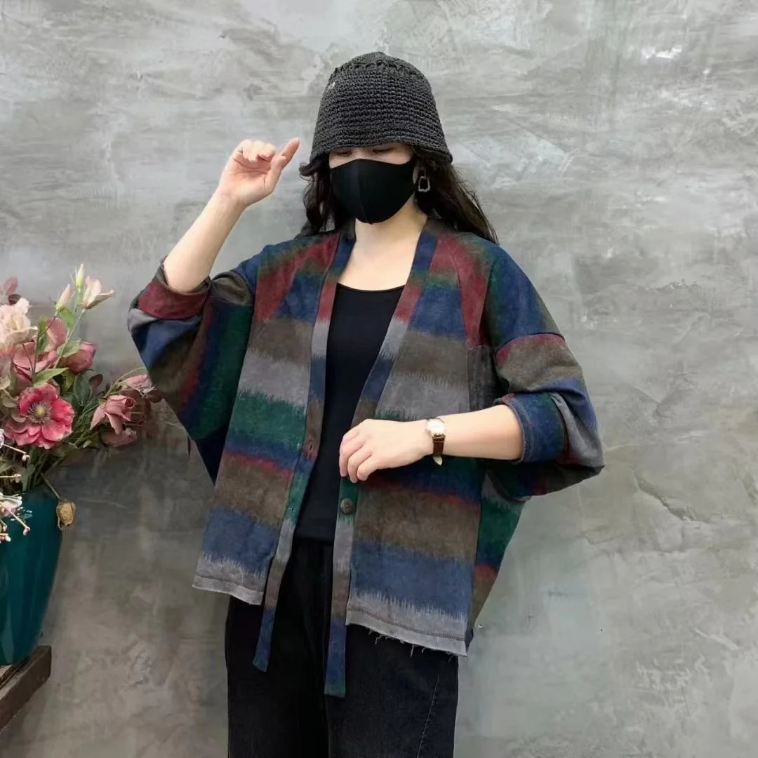 Chicfifth Sweater Women Winter Long Sleeve High Quality Autumn Vintage Top Knitted Cardigan