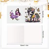 6pcs DIY Unicorn Diamond Painting Greeting Cards