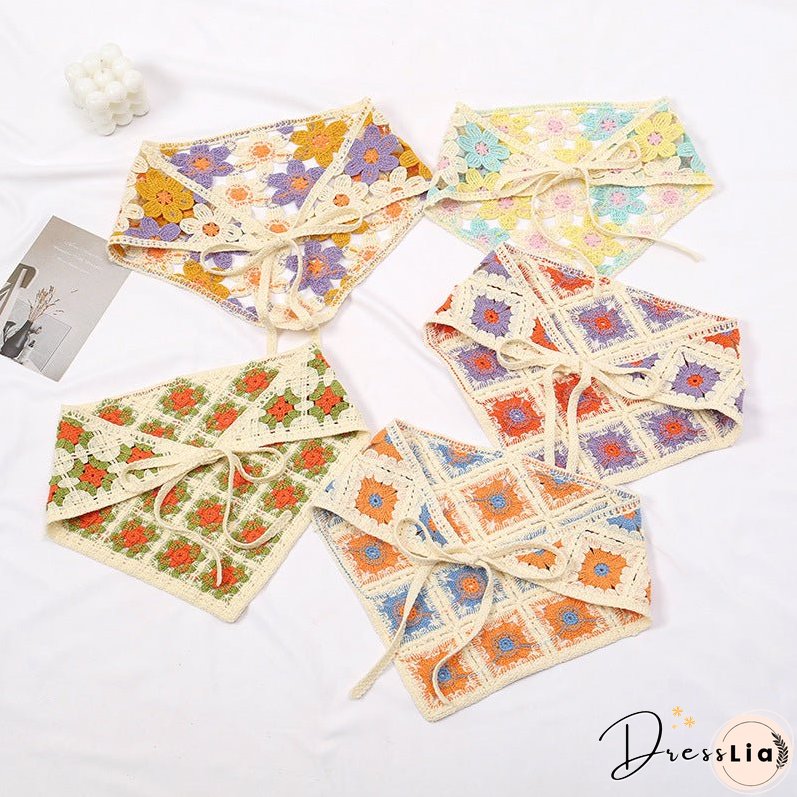 Jacquard Lace Women's Scarf Triangle