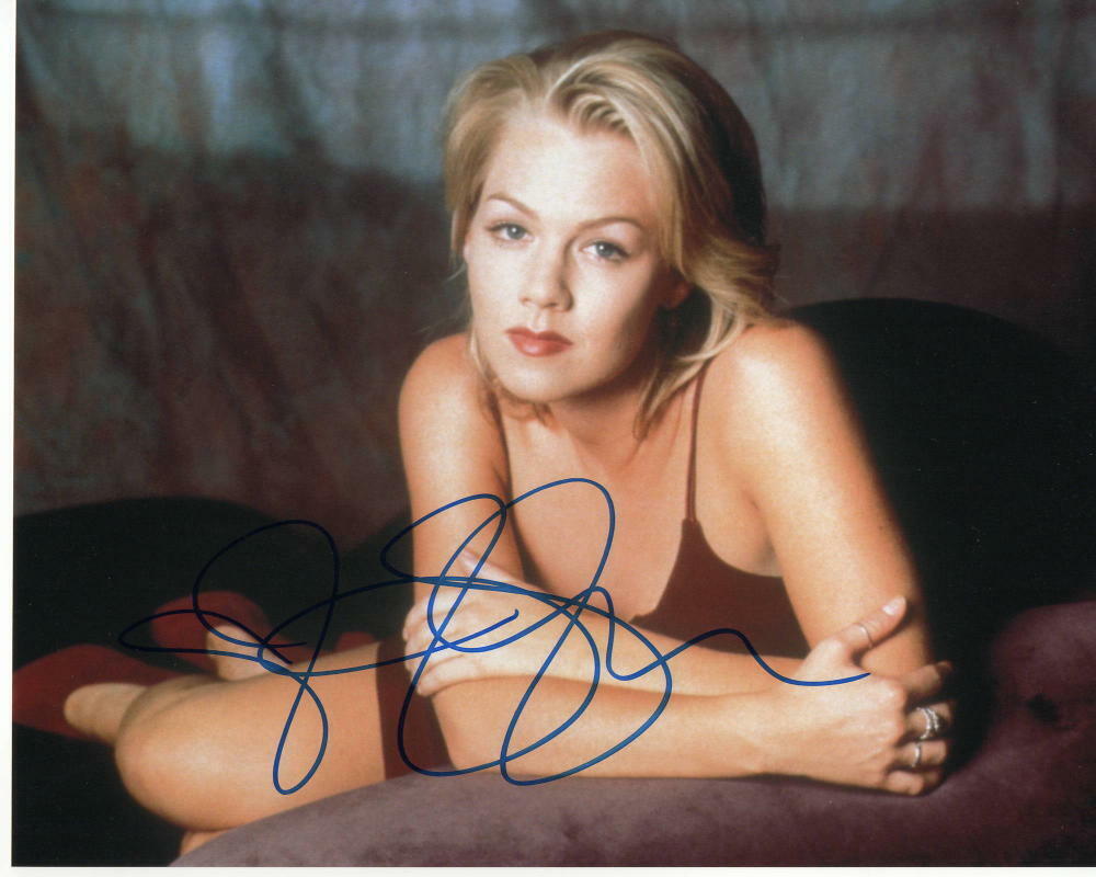 JENNIE GARTH SIGNED AUTOGRAPHED 8X10 Photo Poster painting - BEVERLY HILLS 90210 BEAUTY, SEXY