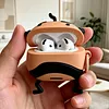 For AirPods Silicone Bearded Uncle Earphones Case Wear Resist Funny Earphone Protective Cover Shock Absorption Stylish Earphone Protection for Girls Women Teens Boys