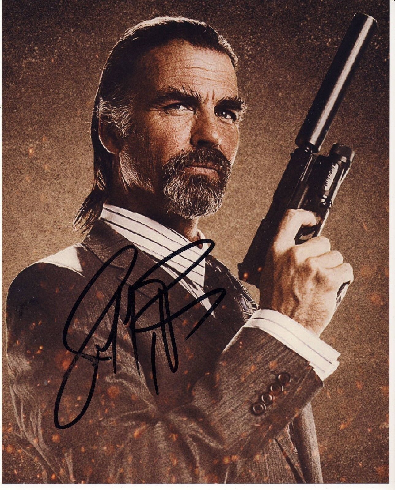 Jeff Fahey Autograph MACHETE Signed 10x8 Photo Poster painting AFTAL [4576]