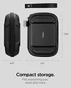 Portable Hard Shell Cable Storage Bag Portable Carrying Case for Electronic Accessories Power Adapter Travel Case to Store Power Cords, Chargers, USB, SD Cards
