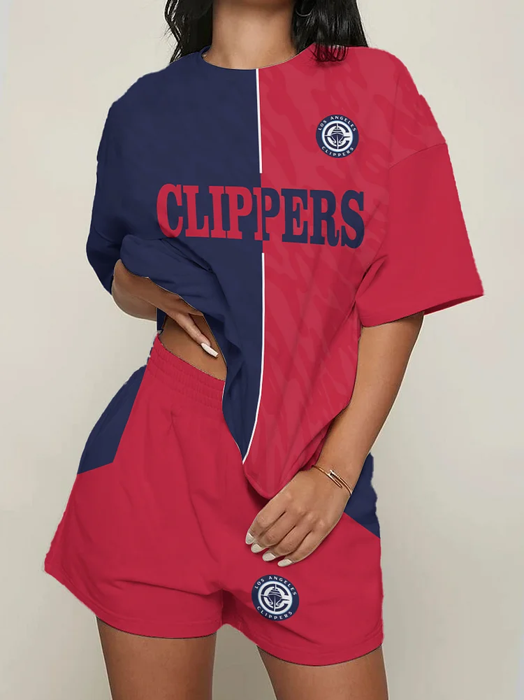 LA Clippers Limited Edition Top And Shorts Two-Piece Suits