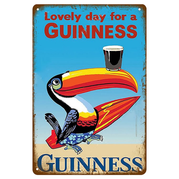 Guinness Beer - Vintage Tin Signs/Wooden Signs - 8*12Inch/12*16Inch