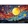 Dance Of Stars - 11CT Stamped Cross Stitch 60*40CM(glass painting cross stitch) tapestrymarket