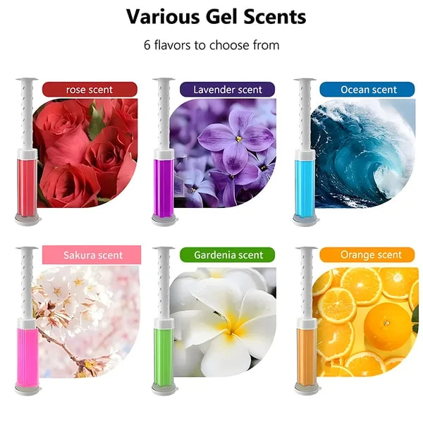 Flower Toilet Cleaner Gel Stamp