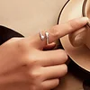 Hug Warmth Adjustable Ring 925 Sterling Silver 