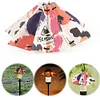 10PCS Outdoor Umbrella Lampshade Kraft Paper Hanging Lantern Cover for Camp Lamp