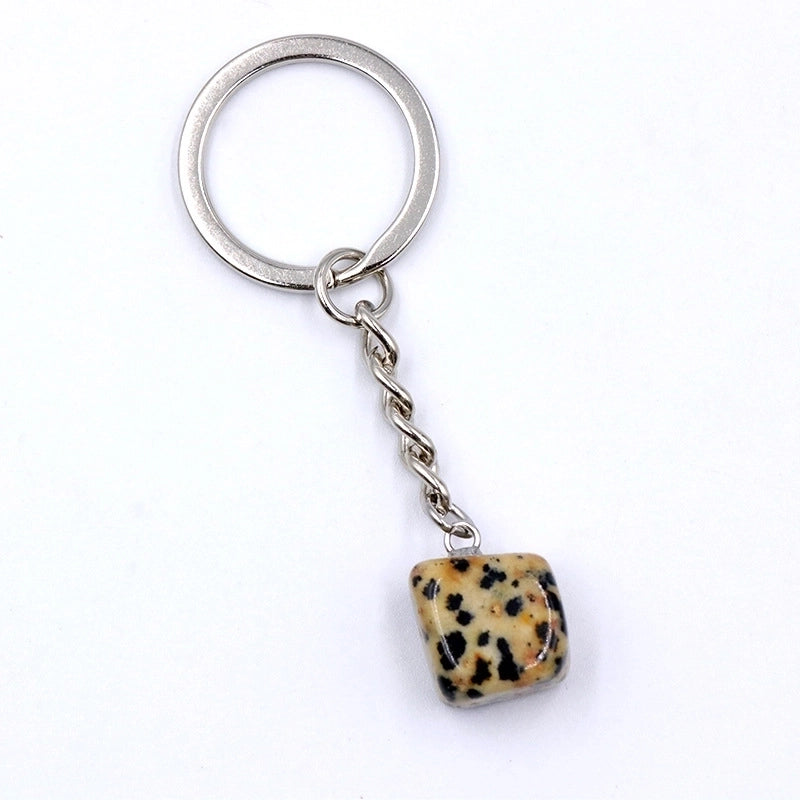Fashion Irregular Natural Stone Keychain 1 Piece