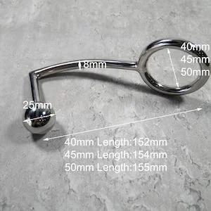 pornhint Pornhint 304 Stainless Steel Hollow Ball Anal Hook Trainer,Ass Hook,Butt Plug Anal plugs