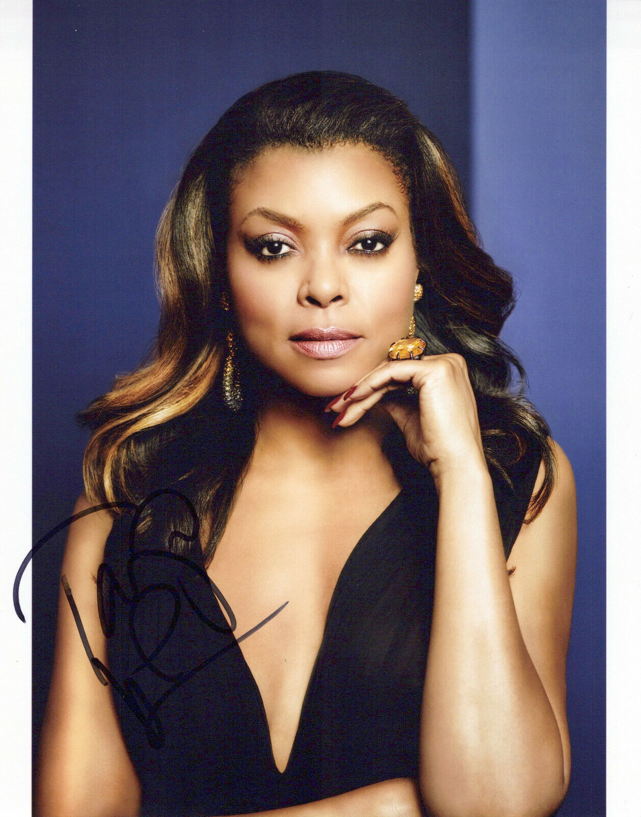 Taraji P. Henson glamour shot autographed Photo Poster painting signed 8x10 #1