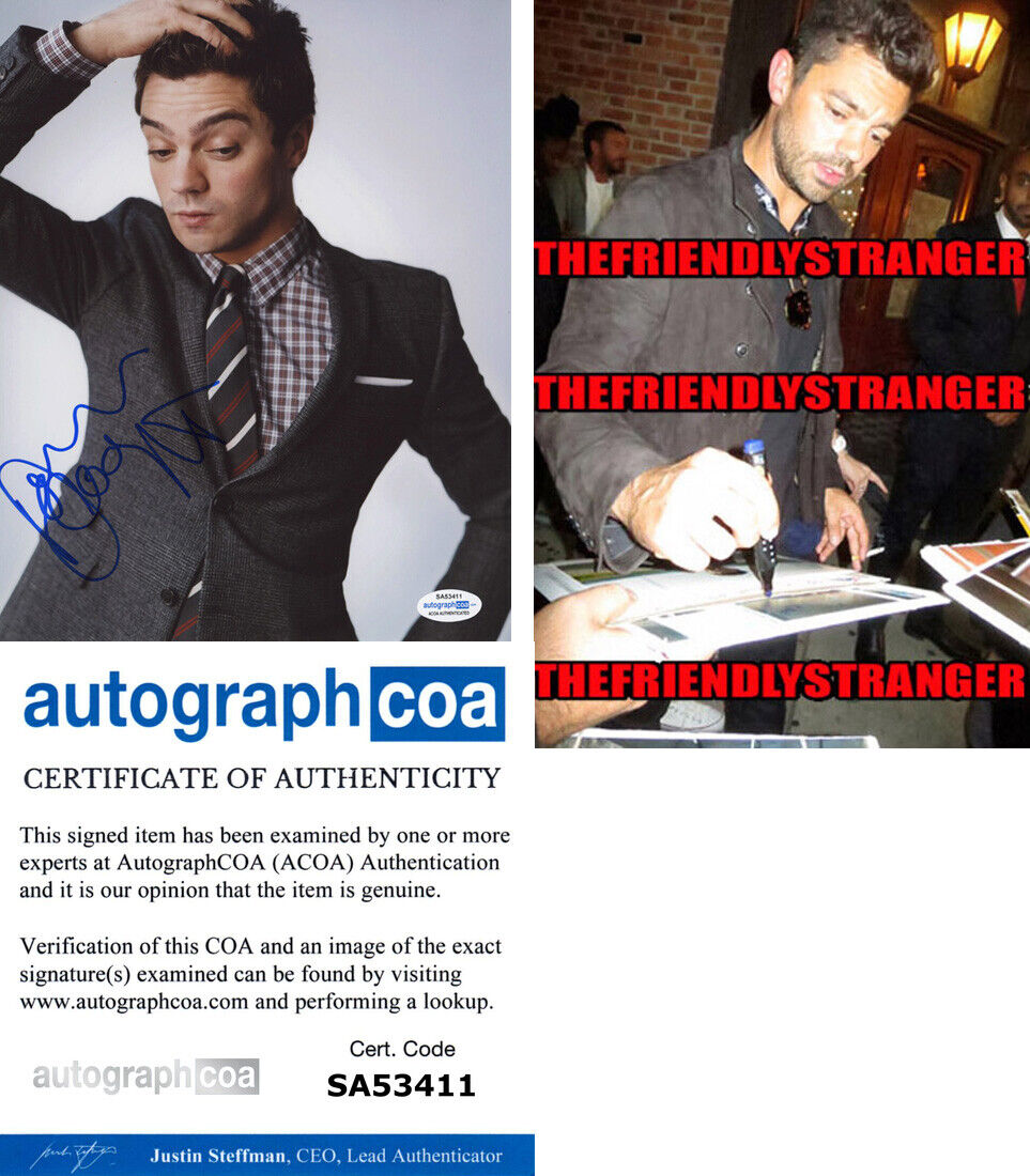 DOMINIC COOPER signed Autographed 8X10 Photo Poster painting - Hot SEXY Preacher ACOA COA