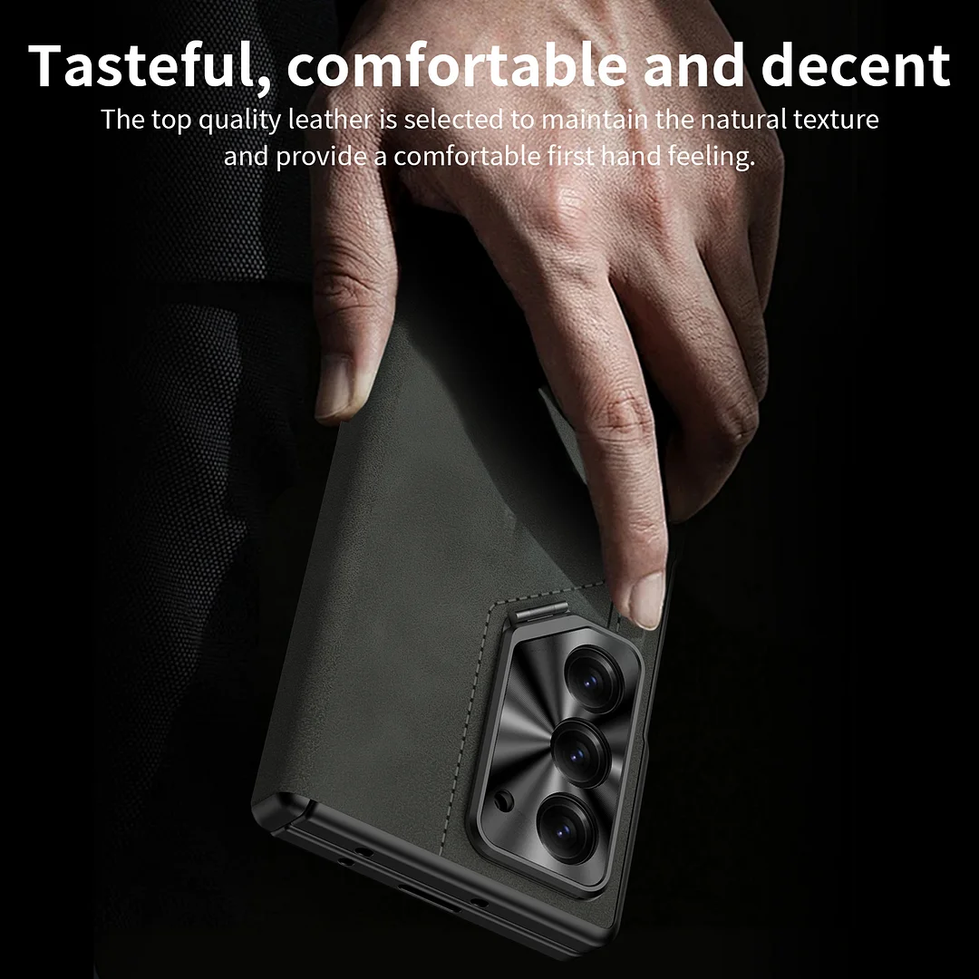 For Samsung Galaxy Z Fold6 Phone Case Lens Bracket With Front Glass Hinge Protection For Galaxy ZFold 6 Phone Cover