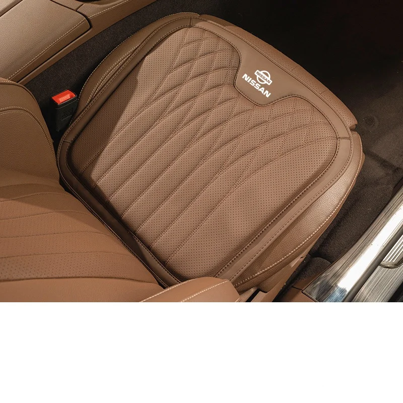 Napa Leather Car Seat Cushion Lumbar Seat Cushion