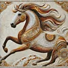Diamond Painting -DIY Round Drill Mosaic Horse(40x40cm)