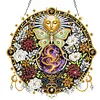 Pendentif de peinture en diamant en forme de papillon c&eacute;leste lune c&eacute;leste