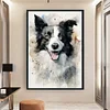 (Stamped/Counted) Border Collie-11CT Cross Stitch 40*60cm(Big Size)