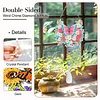 2pcs Butterfly Diamond Painting Double-sided Crystal Window Suncatcher Craft Set Birthday Gifts Home Garden Decor Hanging Kit