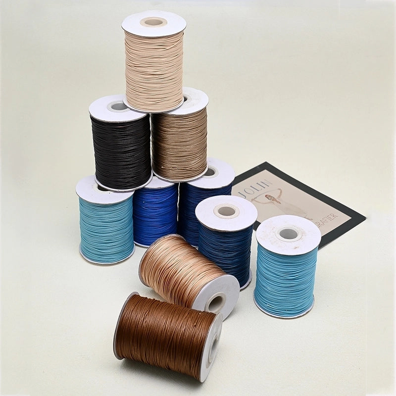 1 Roll/Package Korean Wax Cord Wire Diameter: 1.0mm Jewelry Accessories Rope