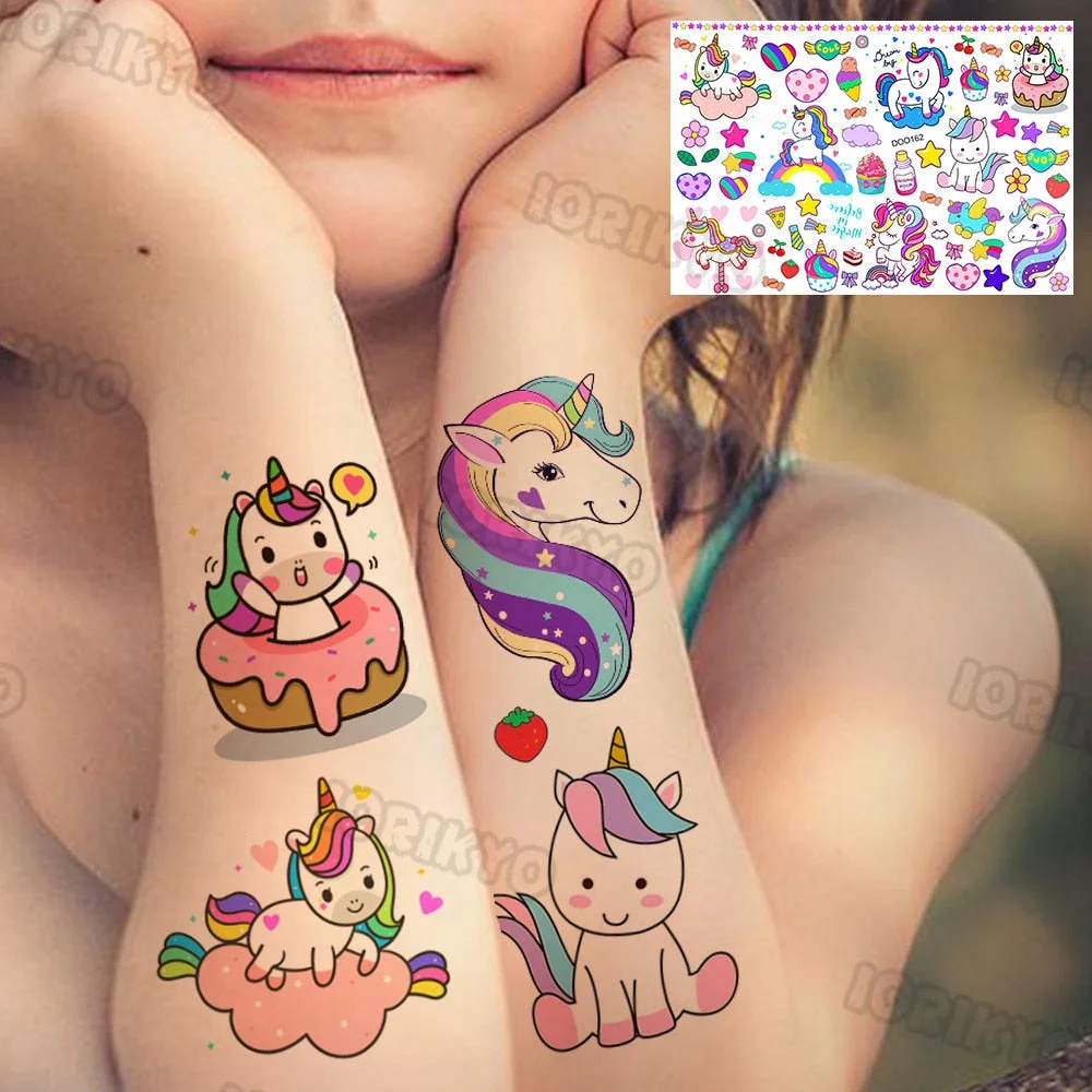 Roaring T-Rex Temporary Tattoo For Kids Boy Son Girls Fake Dinosaur Tattoo Sticker Cartoon Egg Tiny Tatoos Toddler Hands Arm