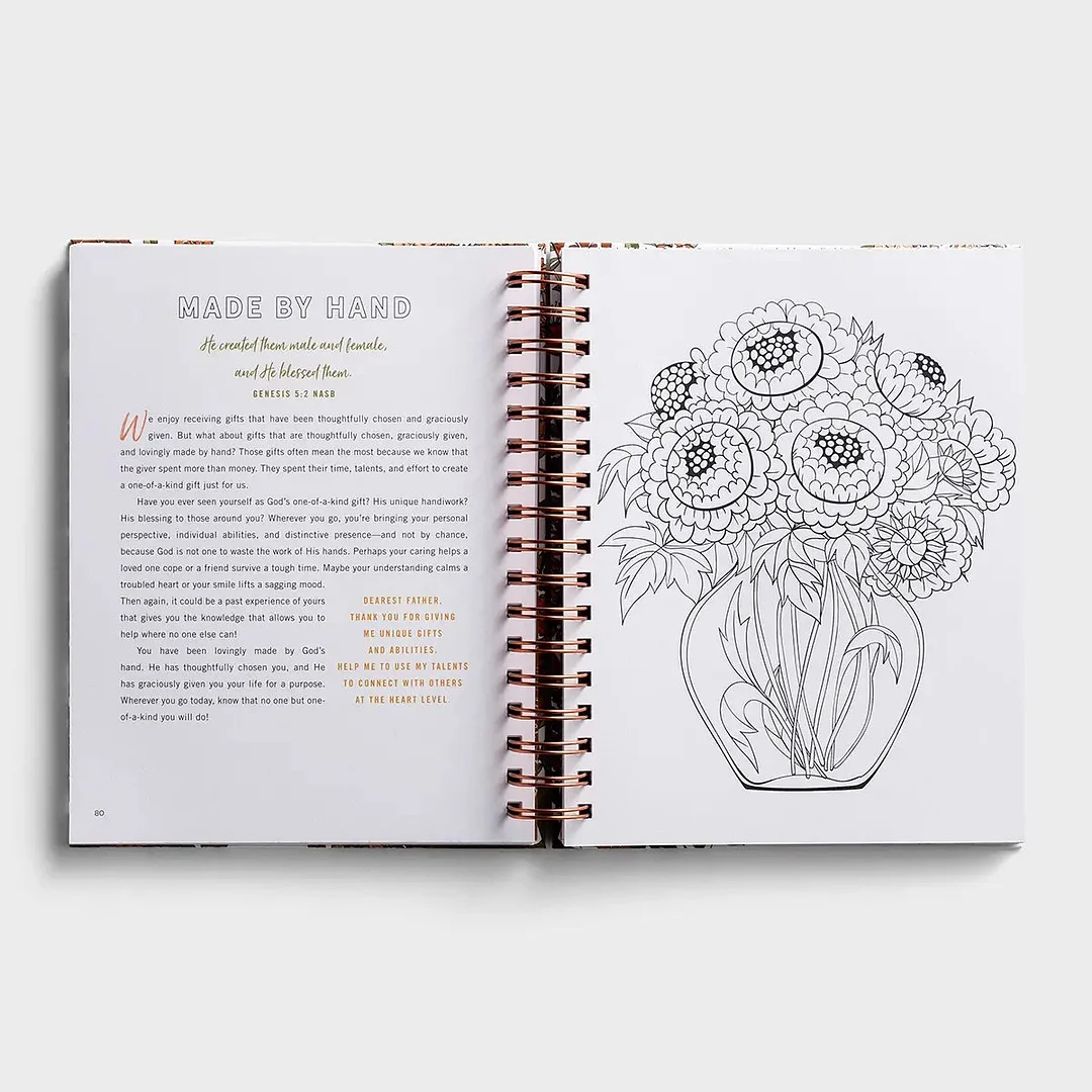 🔥LAST DAY SALE 50% OFF - Set Your Mind on Things Above: Devotional Coloring Book➕️(Hardcover)