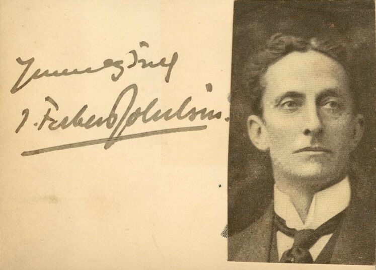 JOHNSTON FORBES-ROBERTSON Autograph Ca.1900 - HAMLET