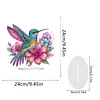 Diamond Painting Acrylic Hummingbird Desktop Ornament Kit for Decoration