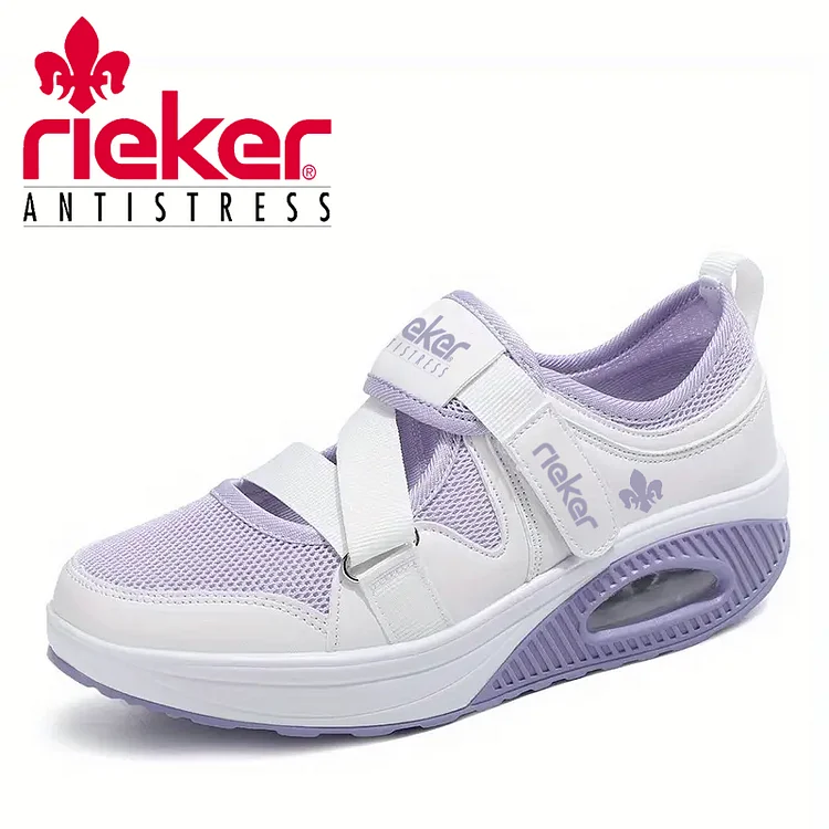 Rieker nov&eacute; prody&scaron;n&eacute; sand&aacute;ly se vzduchov&yacute;m pol&scaron;t&aacute;řem z roku 2025, volnočasov&eacute; boty na such&yacute; zip