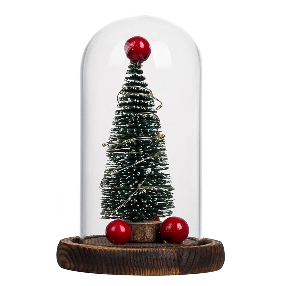 

Christmas Tree LED Glass Bottle Lamp USB Night Light Ornaments Home Decor, 501 Original