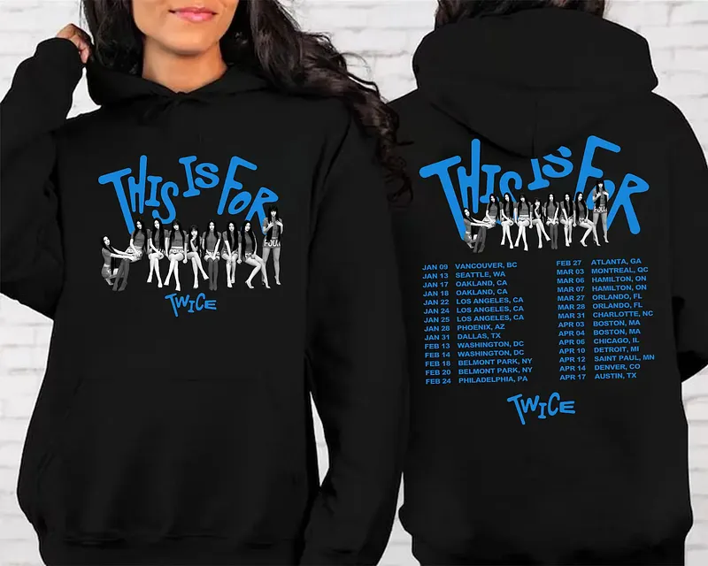 2026 Twice This Is For World Tour Time Track North America Zip Up