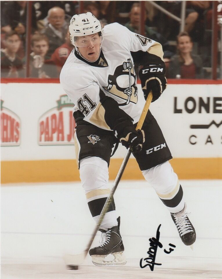 Pittsburgh Penguins Daniel Sprong Signed Autgraphed 8x10 Photo Poster painting COA