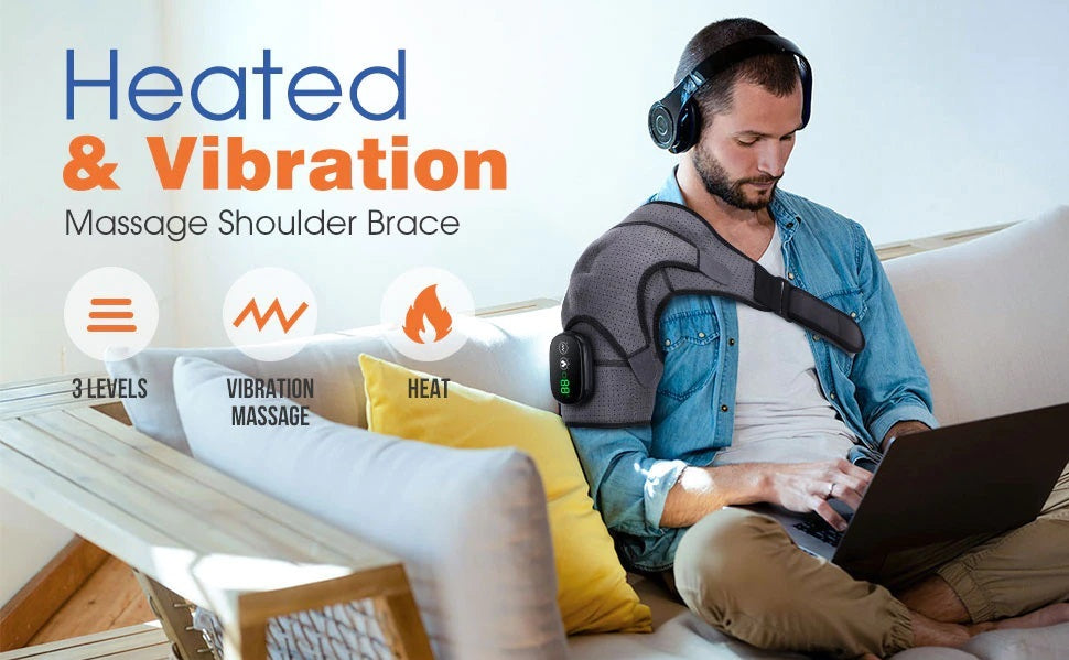 heated-shoulder-brace-sleeve-support-compression-magnetic-vibrate-vibration-aussie-massager-store
