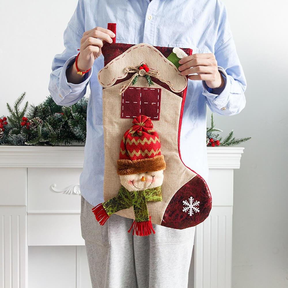 Large Candy Bags Christmas Stocking Christmas Tree Hanging Decorations、shopify、sdecorshop