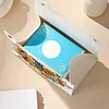SweetBees and Flowers Diamond Painting Tissue Box 7.48x5.12Inch Diamond Art Tissue Box 5D Diamond Art Tissue Cover for Kitchen Restaurant Bar Office Parties