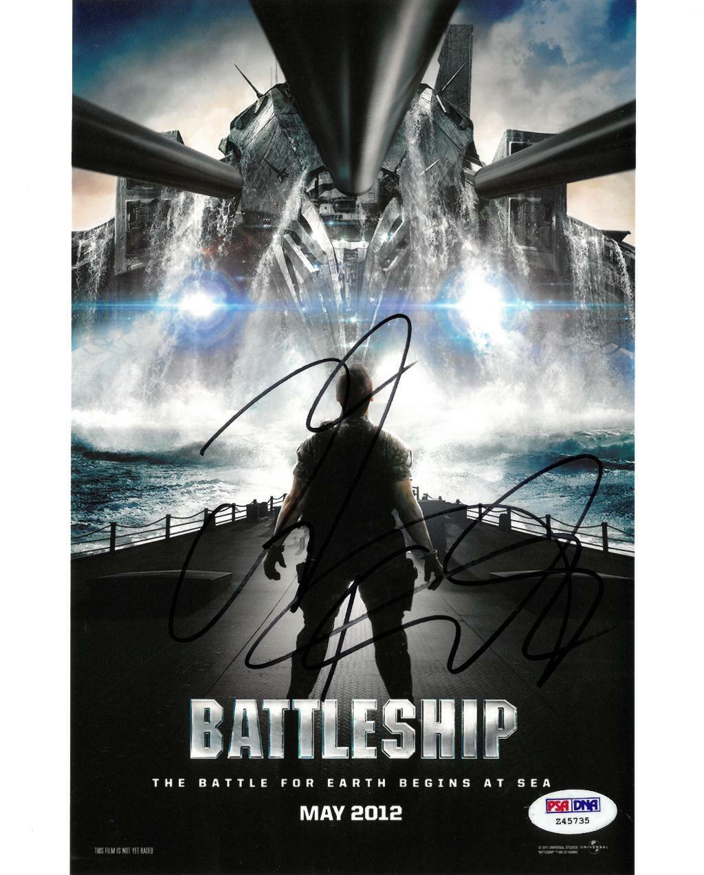 Taylor Kitsch Signed Battleship Authentic Autographed 8x10 Photo Poster painting PSA/DNA #Z45735