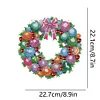 DIY Special Shaped Drills Diamond Painting Flower Wreath Kit