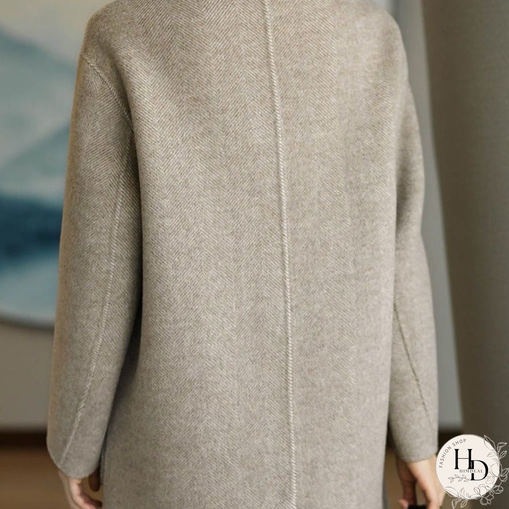 Thickened and Slim Woolen Coat In Autumn and Winter