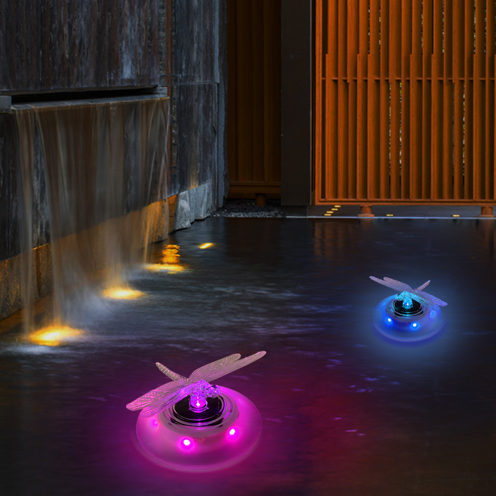 

Solar RGB LED Swimming Pool Underwater Floating Water-Outdoor Solar Light, 501 Original