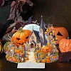 DIY Halloween Pumpkin Church Acrylic Diamond Painting Desktop Ornaments