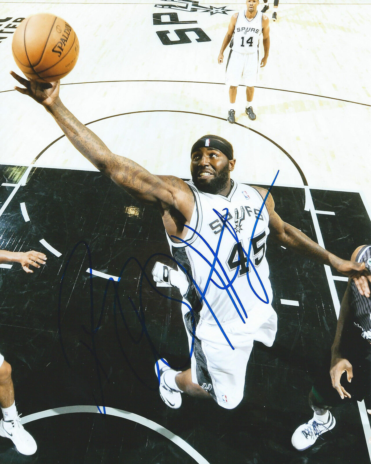 **GFA San Antonio Spurs *DEJUAN BLAIR* Signed 8x10 Photo Poster painting COA**