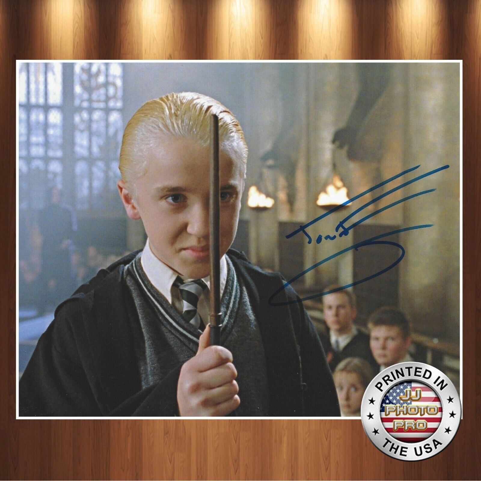 Tom Felton Autographed Signed 8x10 Photo Poster painting (Harry Potter) REPRINT