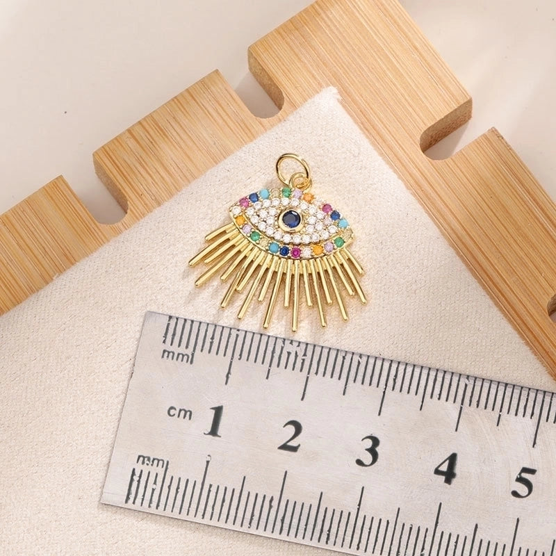 1 Piece Copper Devil’s Eye Jewelry Accessories Pendant