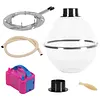 [US Local Warehouse] Balloon Stuffer Filling Tool with Air Pump & Expander Tool Balloon Stuffing Machine Set for Wedding Christmas Birthday Party Decoration (stand-up)