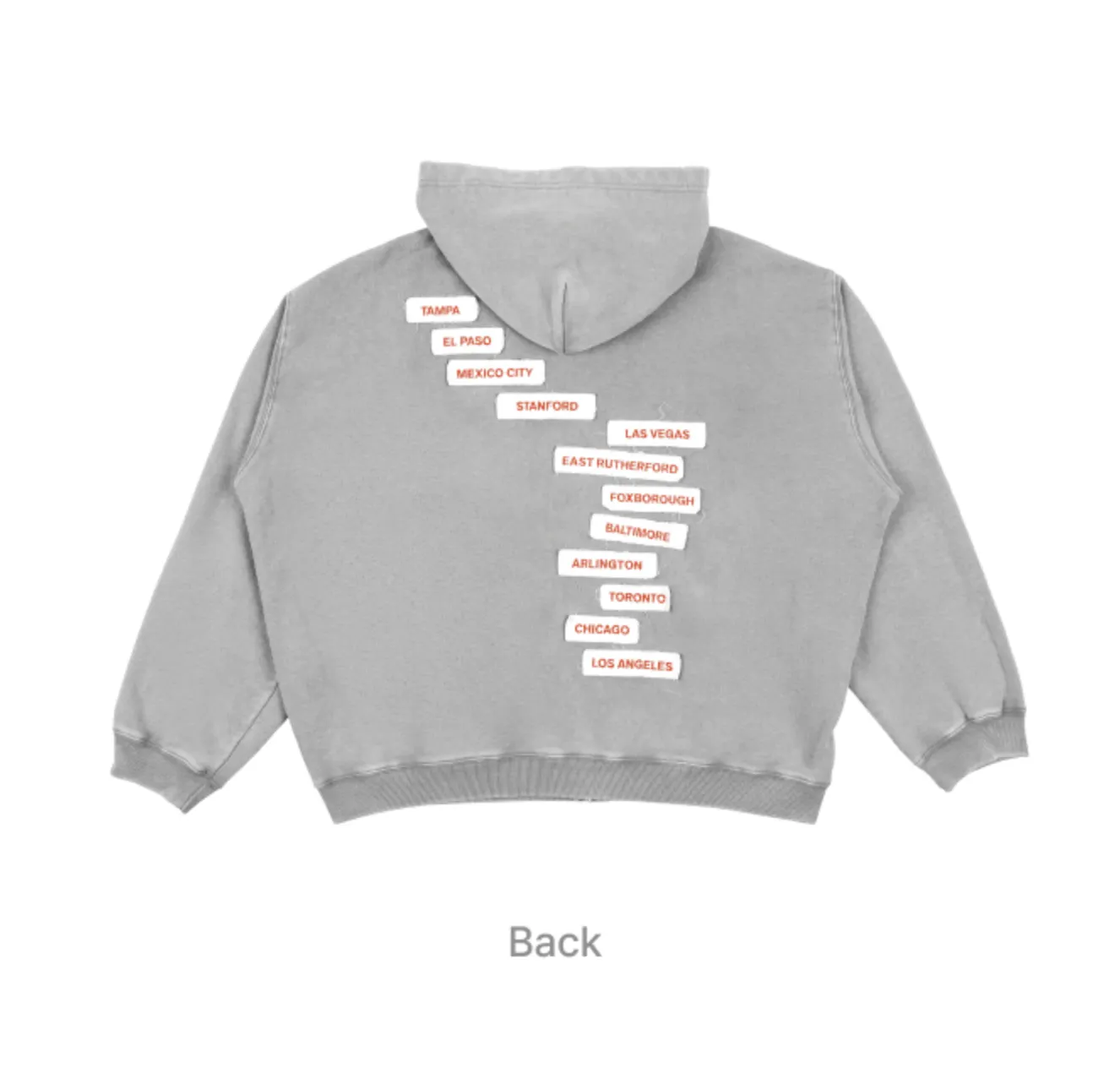 BTS Arirang World Tour US Exclusive Zip-up Hoodie (Gray)